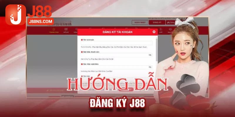 Điền các thông tin đăng ký J88 quan trọng